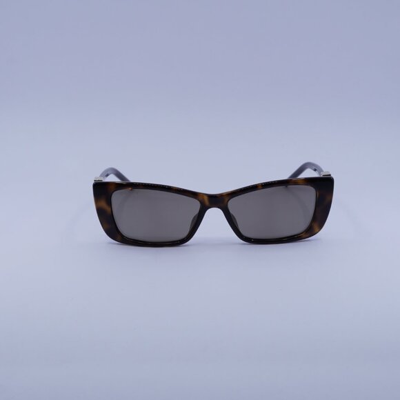 Gucci GG1681S 003 Sunglasses Havana Cat Eye Frame, Grey Mirror Lenses - Picture 5 of 13